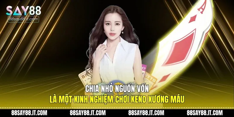 Chia nhỏ nguồn vốn là một kinh nghiệm chơi Keno xương máu