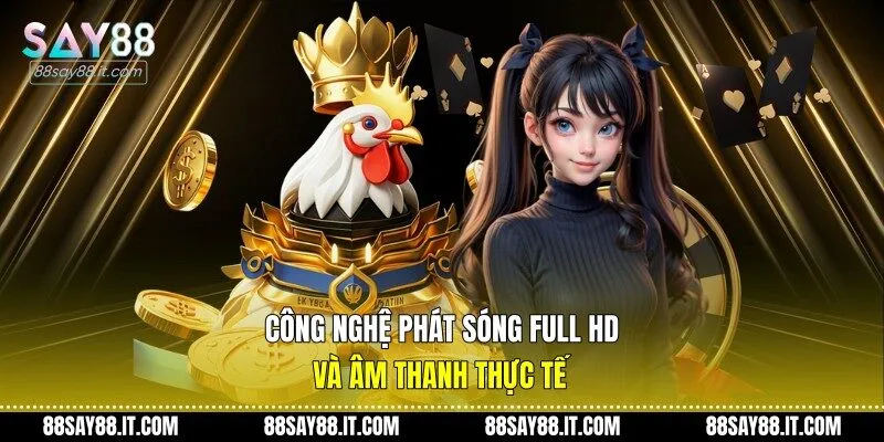 Công nghệ phát sóng Full HD và âm thanh thực tế
