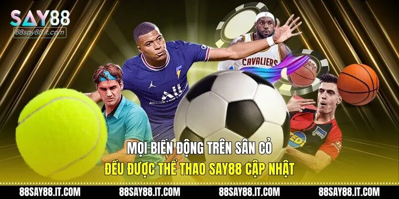 Mọi biến động trên sân cỏ đều được thể thao Say88 cập nhật